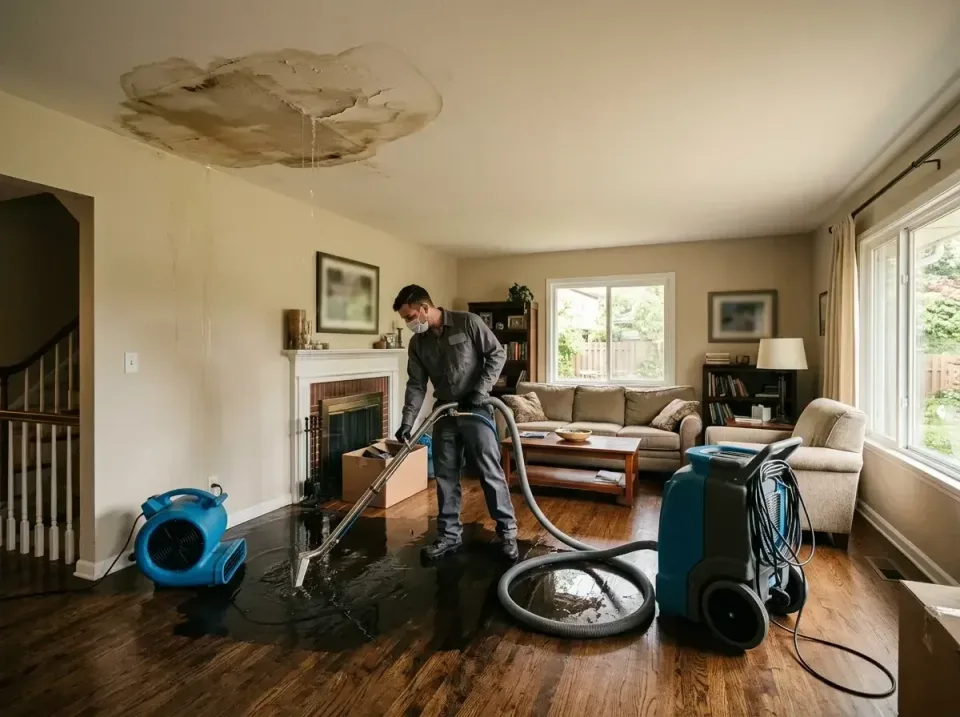 attic-pipe-burst-ceiling-drip-008 — frequently asked questions, Water Damage Restoration & Carpet Care in Sun Lakes, AZ